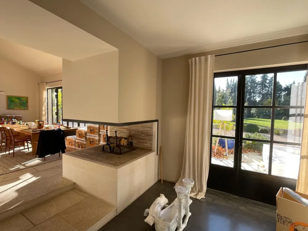 cheminée foyer ouvert