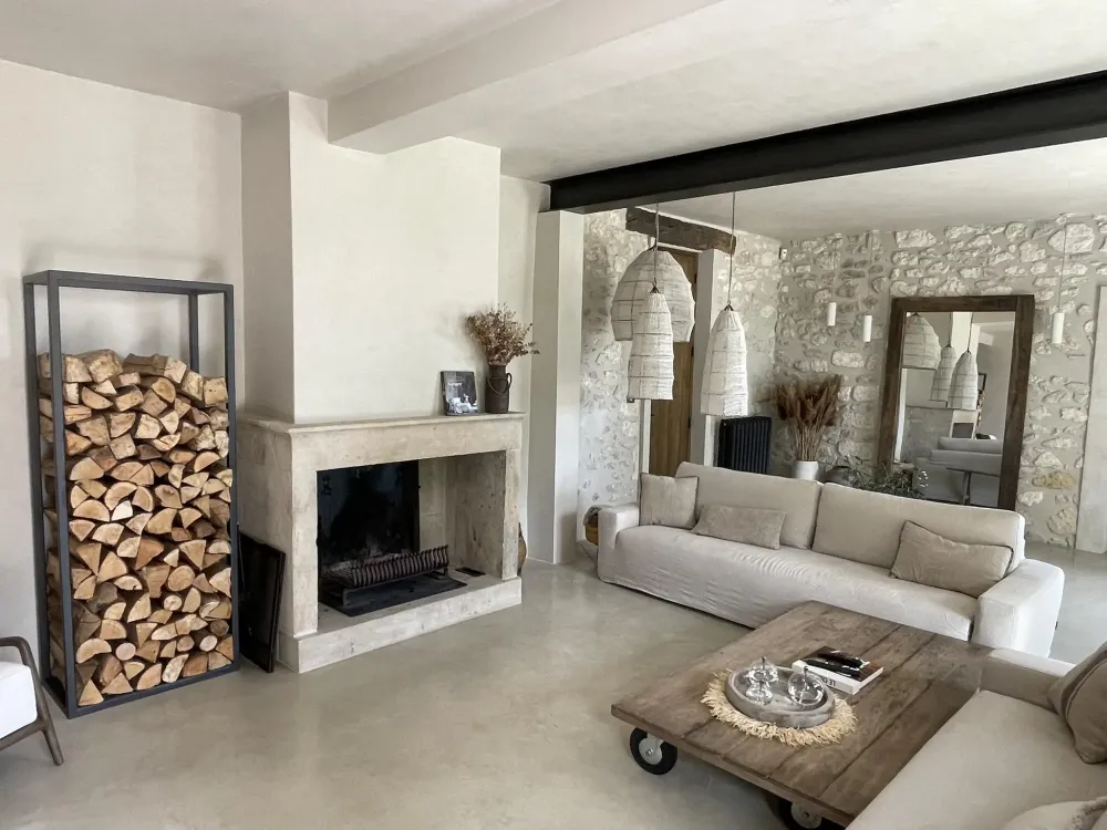 cheminée foyer ouvert